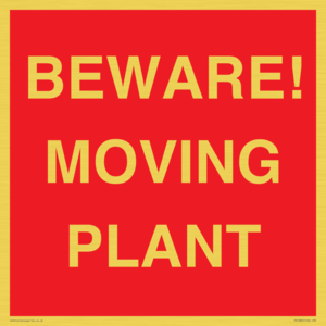 BEWARE! MOVING PLANT